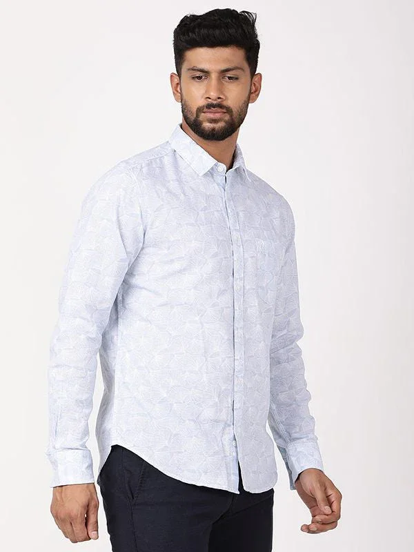 Men's Check Full Sleeves Cotton Blend Shirt - Image 2