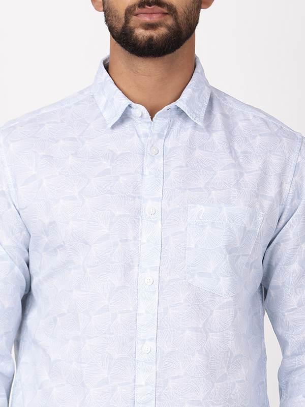 Men's Check Full Sleeves Cotton Blend Shirt - Image 3