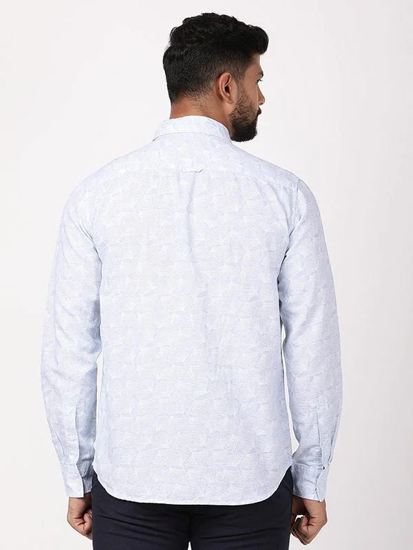 Men's Check Full Sleeves Cotton Blend Shirt - Image 4