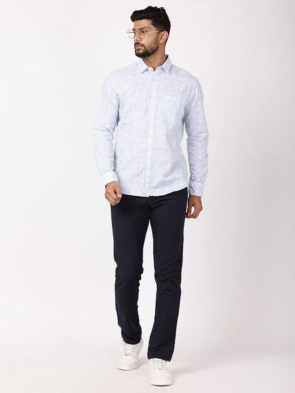 Men's Check Full Sleeves Cotton Blend Shirt - Image 5