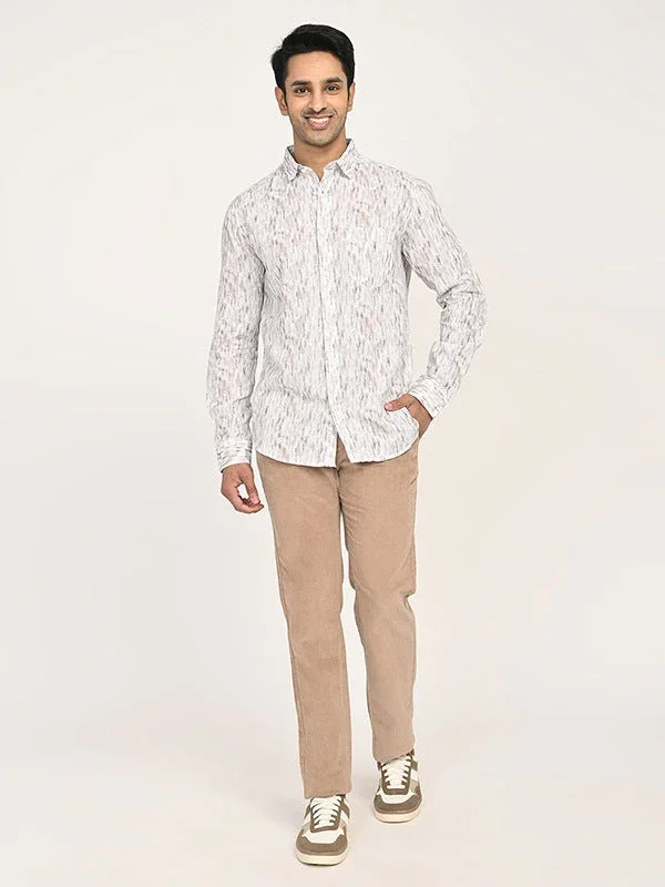 Men's Printed Full Sleeves Cotton Blend Shirt - Image 5