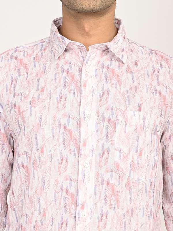 Men's Printed Full Sleeves Cotton Blend Shirt - Image 8
