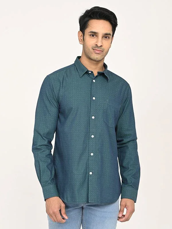 Men's Printed Full Sleeves Cotton Shirt