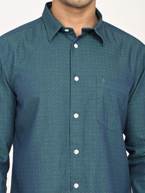 Men's Printed Full Sleeves Cotton Shirt - Image 3