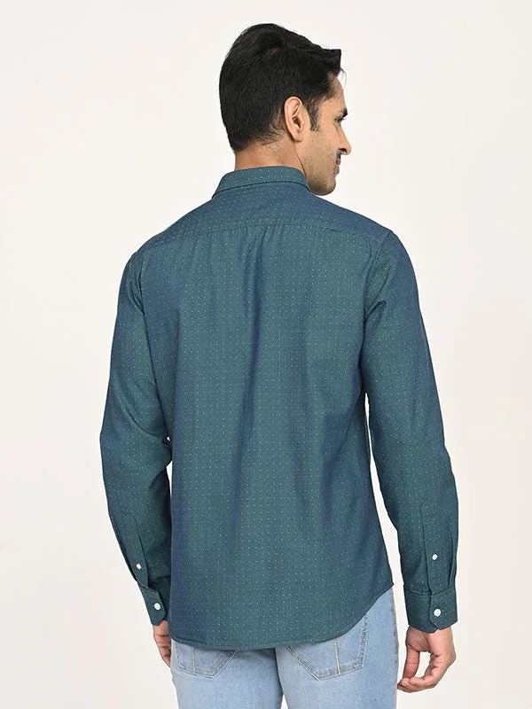 Men's Printed Full Sleeves Cotton Shirt - Image 4