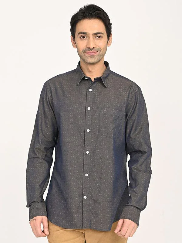 Men's Printed Full Sleeves Cotton Shirt - Image 6
