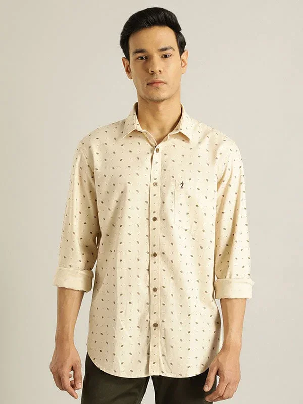 Men's Printed Full Sleeves Cotton Shirt - Image 6
