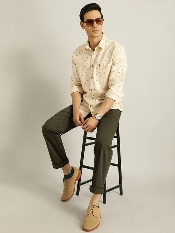 Men's Printed Full Sleeves Cotton Shirt - Image 8