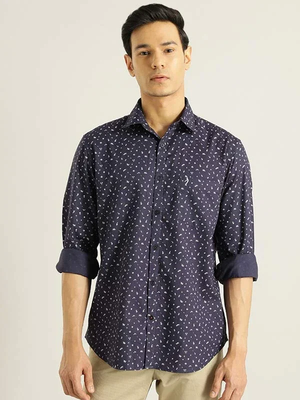 Men's Printed Full Sleeves Cotton Shirt - Image 2