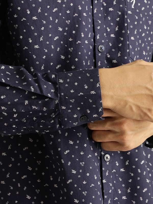Men's Printed Full Sleeves Cotton Shirt - Image 4