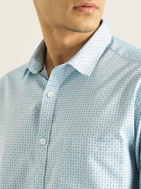 Men's Printed Full Sleeves Cotton Shirt - Image 3
