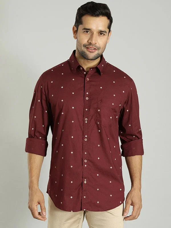 Men's Printed Full Sleeves Cotton Shirt - Image 6