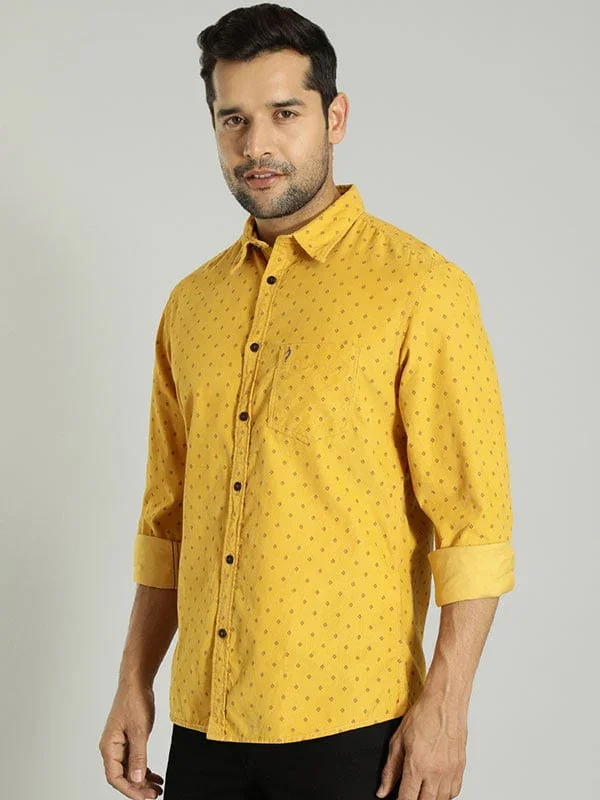 Men's Printed Full Sleeves Cotton Shirt - Image 3