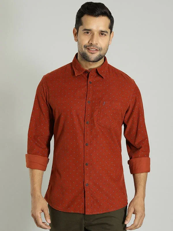 Men's Printed Full Sleeves Cotton Shirt - Image 5