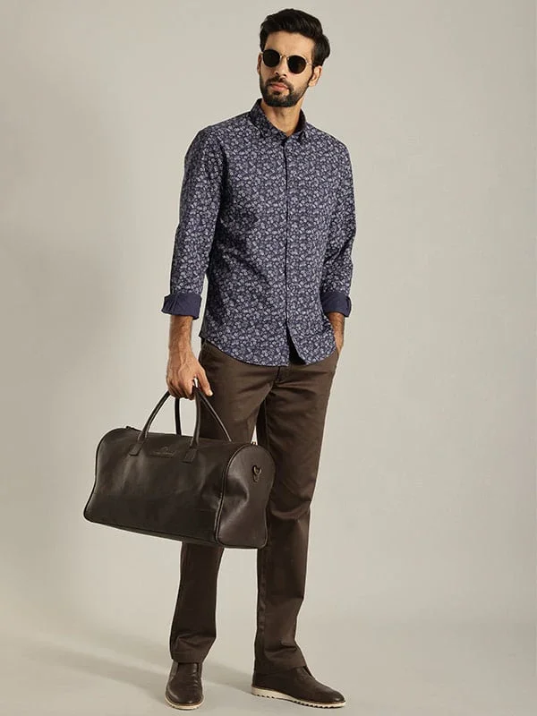 Men's Printed Full Sleeves Cotton Shirt - Image 4