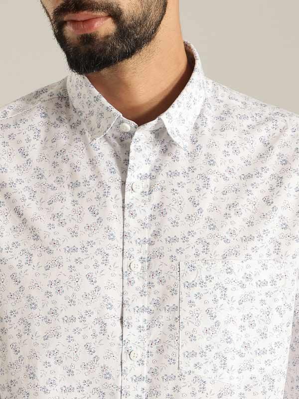 Men's Printed Full Sleeves Cotton Shirt - Image 7