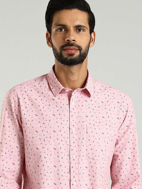 Men's Printed Full Sleeves Cotton Shirt