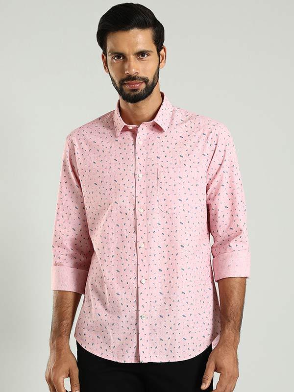 Men's Printed Full Sleeves Cotton Shirt - Image 2