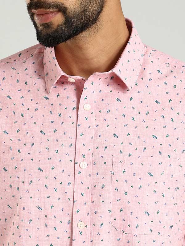 Men's Printed Full Sleeves Cotton Shirt - Image 4