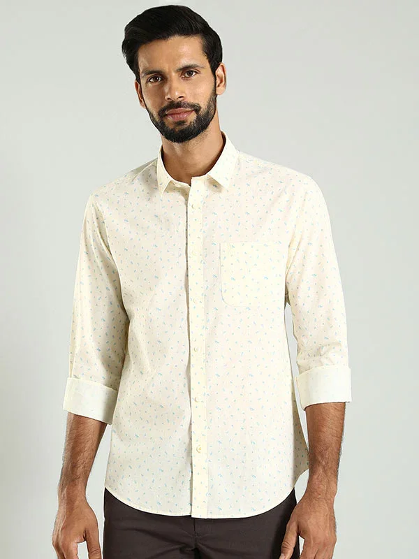 Men's Printed Full Sleeves Cotton Shirt - Image 6