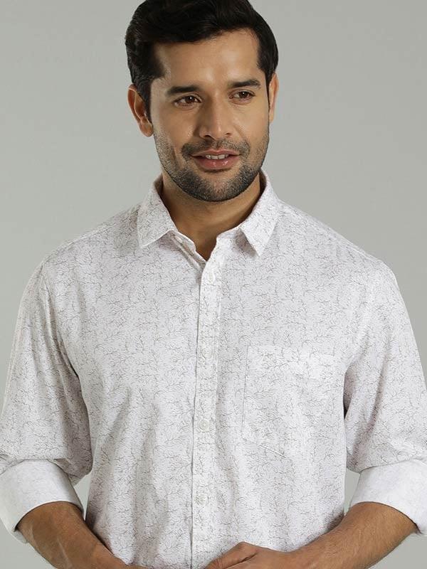 Men's Printed Full Sleeves Cotton Shirt