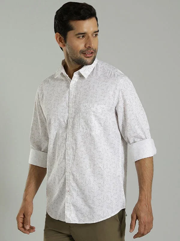 Men's Printed Full Sleeves Cotton Shirt - Image 3