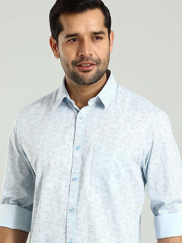 Men's Printed Full Sleeves Cotton Shirt - Image 5