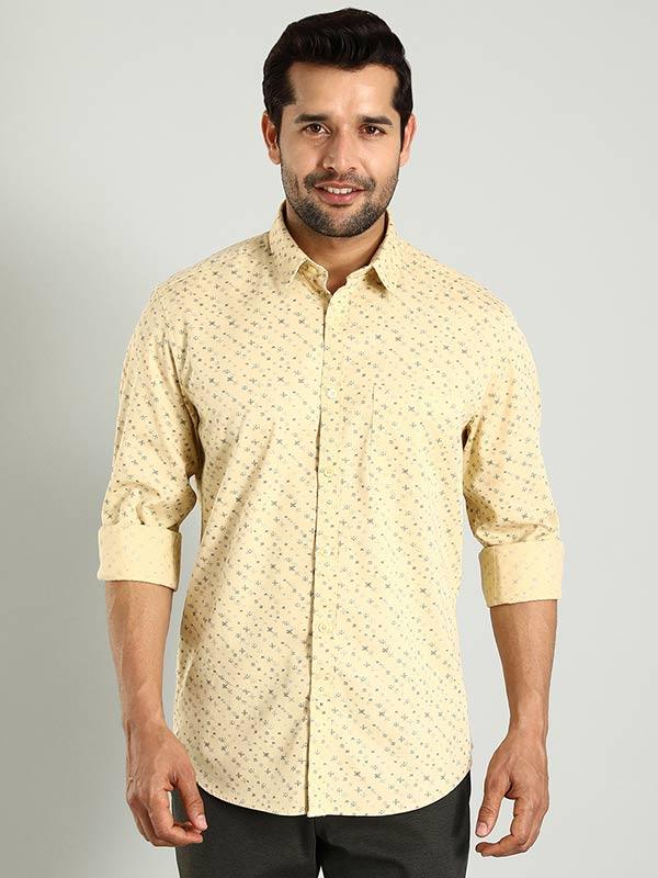 Men's Printed Full Sleeves Cotton Shirt - Image 2