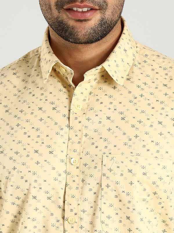 Men's Printed Full Sleeves Cotton Shirt - Image 4