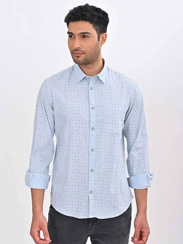 Men's Printed Full Sleeves Cotton Shirt - Image 6