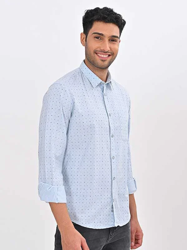 Men's Printed Full Sleeves Cotton Shirt - Image 8