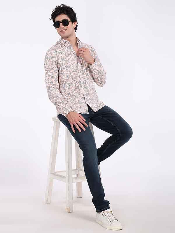 Men's Printed Full Sleeves Cotton Shirt - Image 8