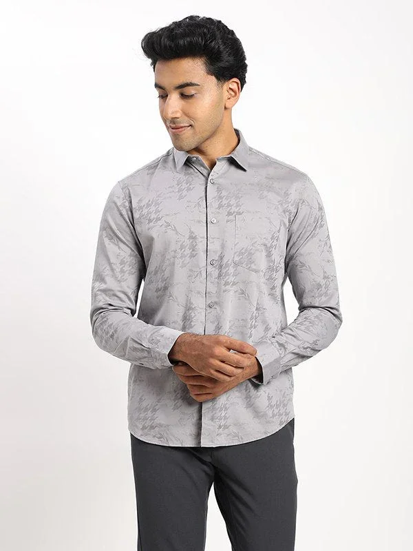 Men's Printed Full Sleeves Cotton Shirt