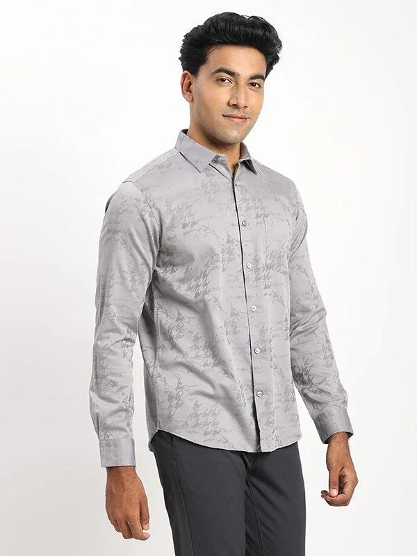 Men's Printed Full Sleeves Cotton Shirt - Image 2