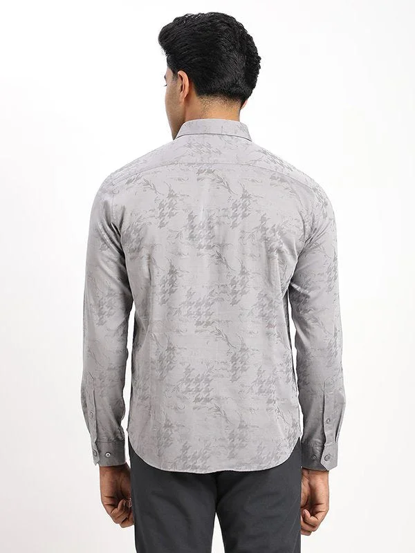 Men's Printed Full Sleeves Cotton Shirt - Image 4