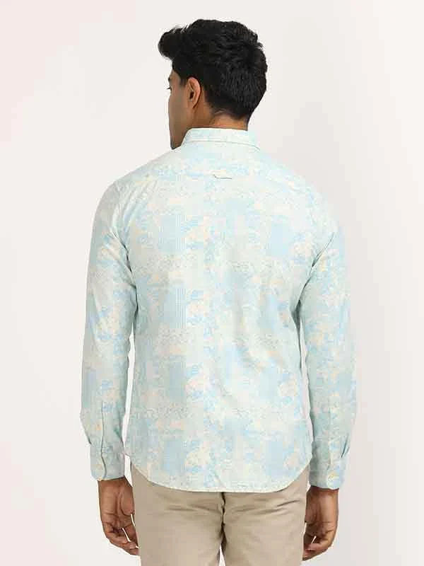 Men's Printed Full Sleeves Cotton Shirt - Image 4