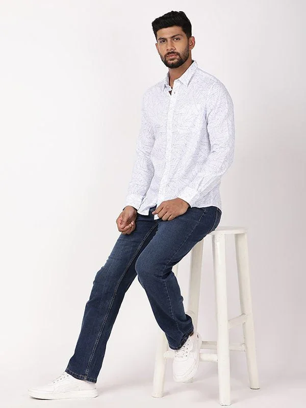 Men's Printed Full Sleeves Cotton Shirt - Image 10