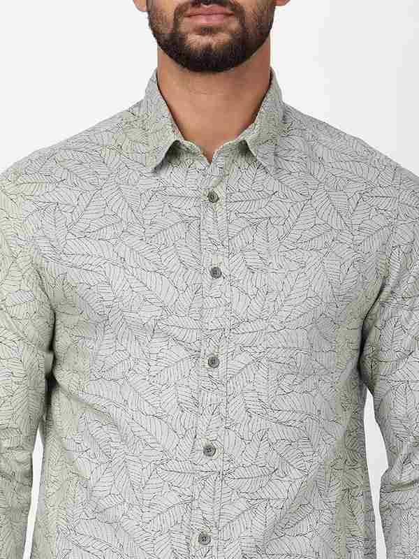 Men's Printed Full Sleeves Cotton Shirt - Image 3