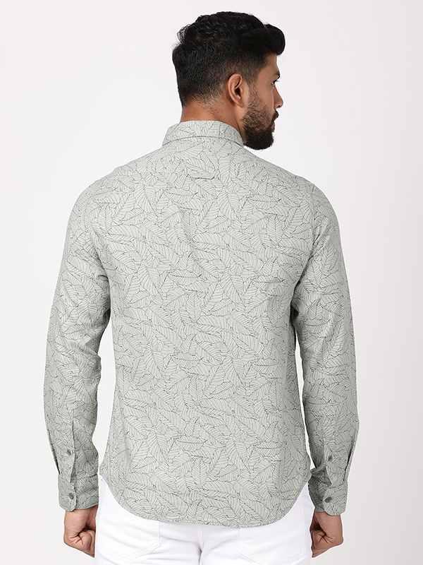 Men's Printed Full Sleeves Cotton Shirt - Image 4