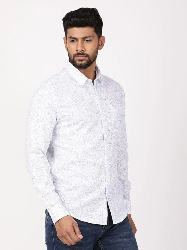 Men's Printed Full Sleeves Cotton Shirt - Image 7