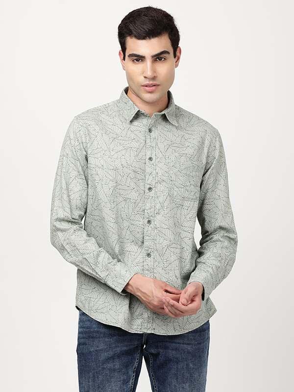 Men's Printed Full Sleeves Cotton Shirt