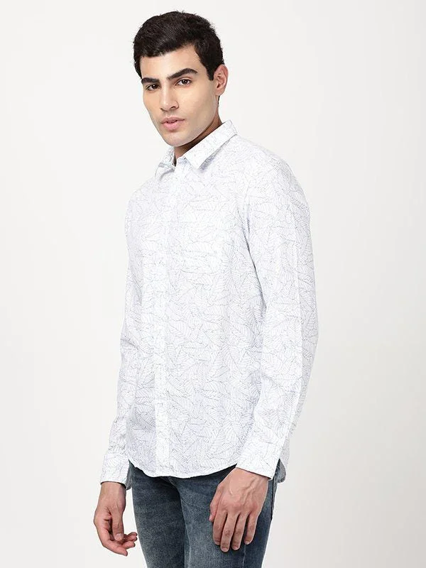 Men's Printed Full Sleeves Cotton Shirt - Image 6