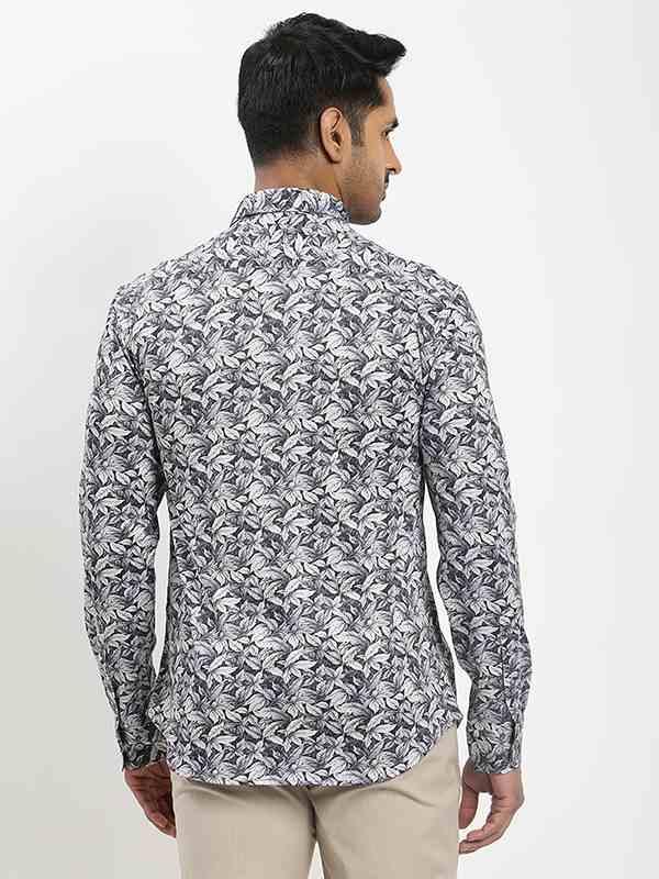 Men's Printed Full Sleeves Cotton Shirt - Image 5