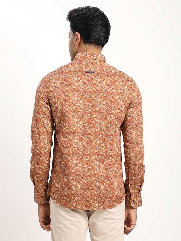 Men's Printed Full Sleeves Cotton Shirt - Image 4