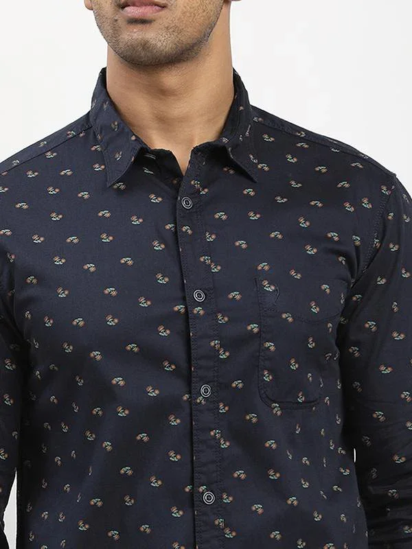 Men's Printed Full Sleeves Cotton Shirt - Image 3