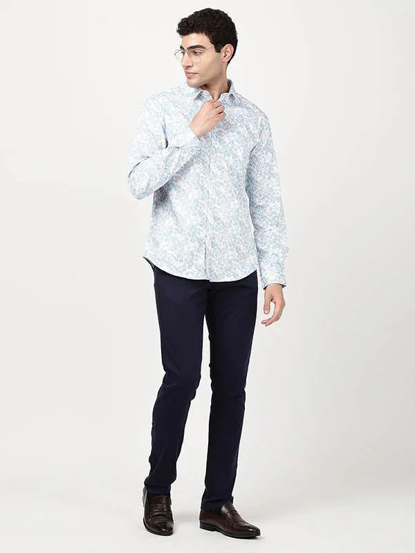 Men's Printed Full Sleeves Cotton Shirt - Image 4