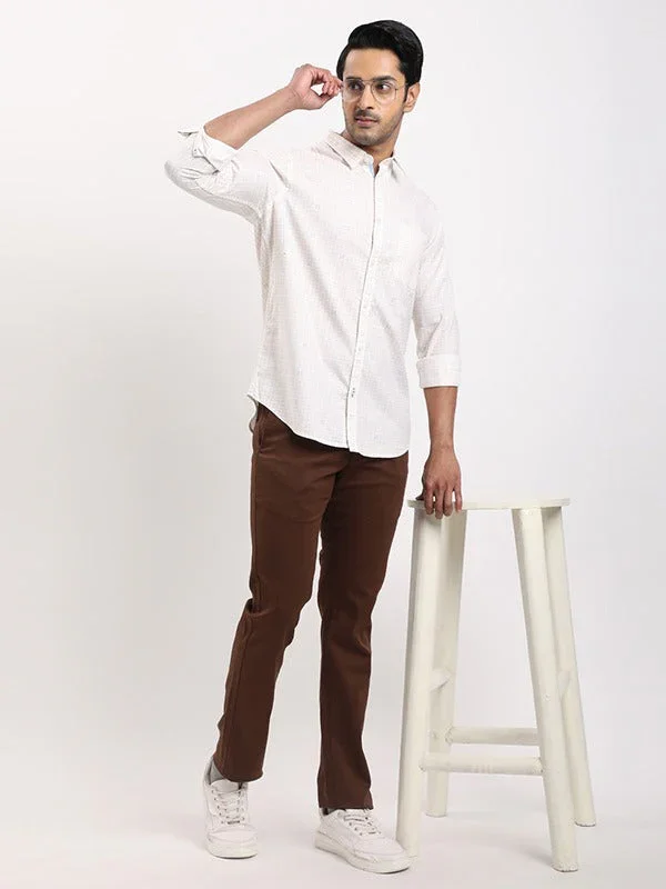Men's Printed Full Sleeves Cotton Shirt - Image 4