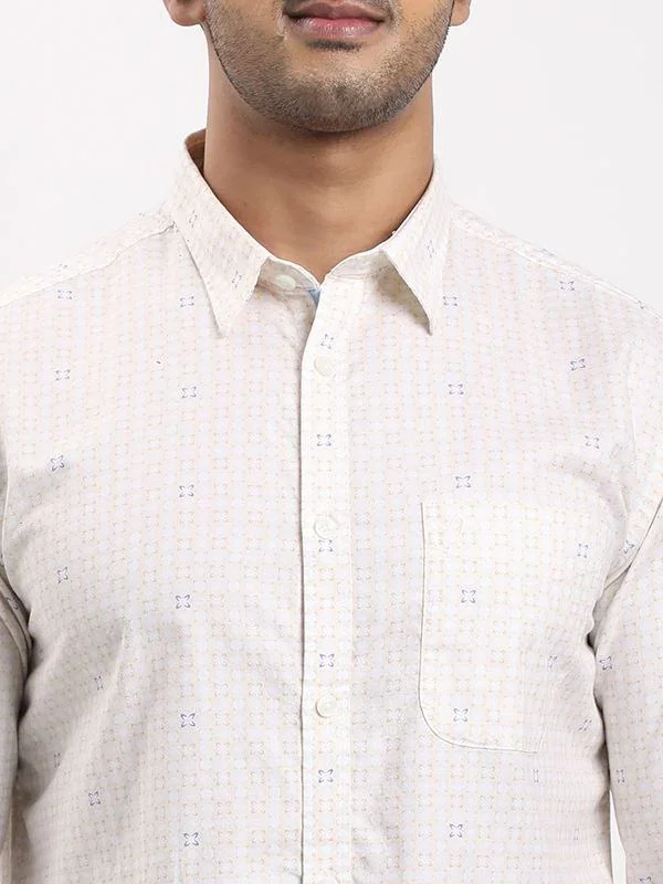 Men's Printed Full Sleeves Cotton Shirt - Image 5