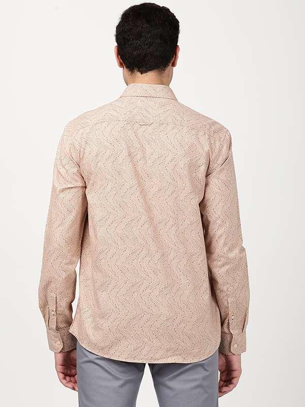 Men's Printed Full Sleeves Cotton Shirt - Image 4
