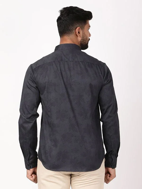 Men's Printed Full Sleeves Cotton Shirt - Image 4